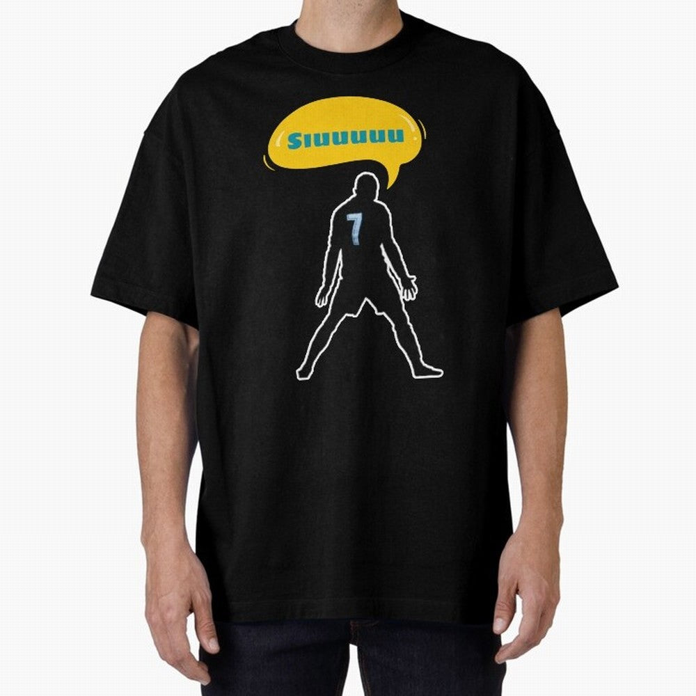 Siuuu Cristiano ronaldo goal Oversized T-Shirt Bring a Champion Mindset to FIFA World Cup 2026 Made for Messi, Spain and Netherlands Energy, Football History, Final Match Energy, Crowd Noise and Once in a Lifetime Moments; Perfect for Supporters
