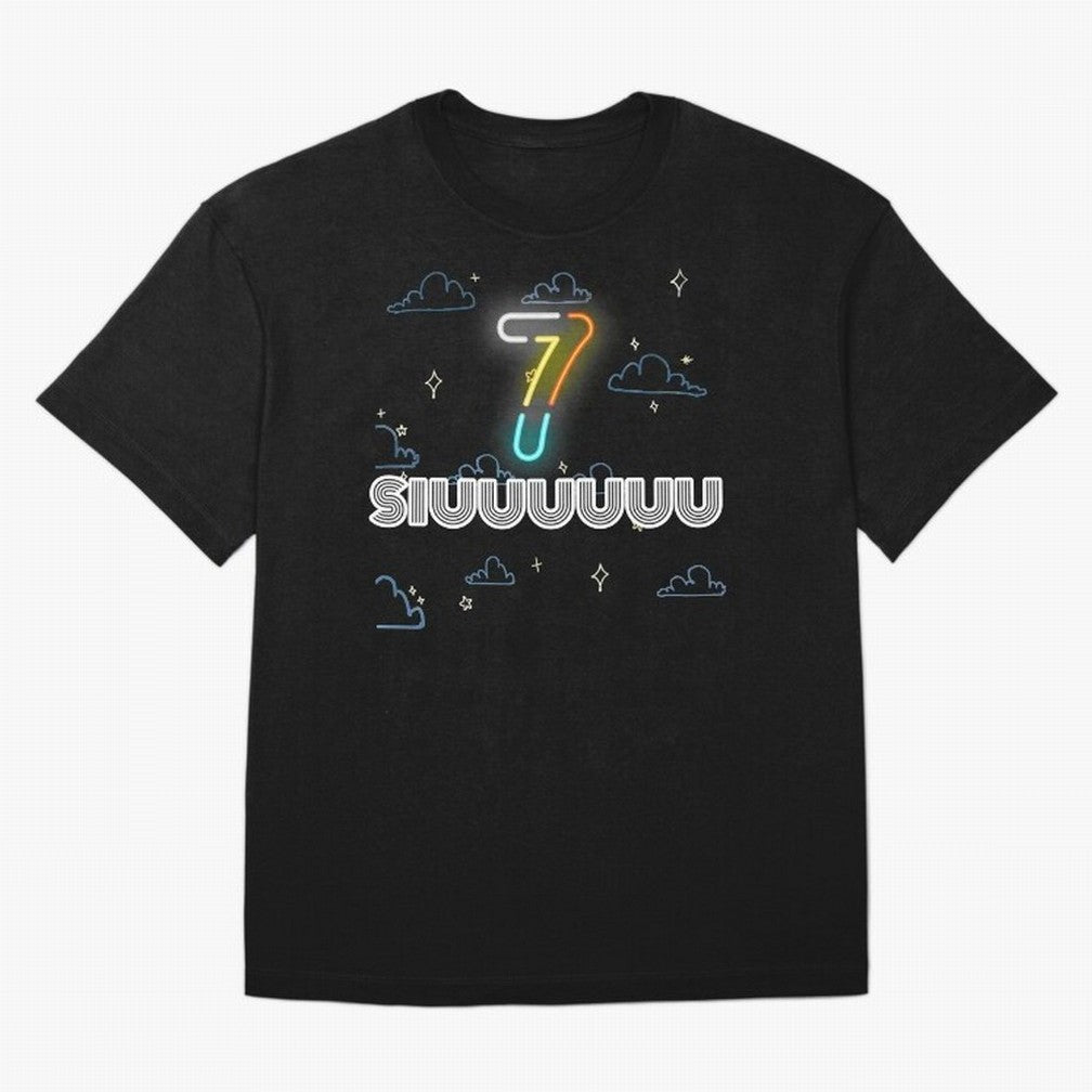 Siuuuuuu 7 CR7 goal funny Oversized T-Shirt Feel the Heartbeat of FIFA World Cup 2026 USA Canada Mexico Featuring Messi, CR7 and Mbappe, Brazil, Portugal and Argentina Energy, Vintage Soccer Flavor, Modern Football Stars, National Flags and Final