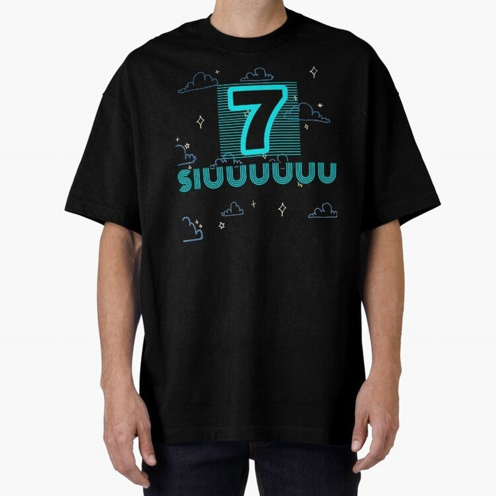 Siuuuuu 7 Cristiano ronaldo Oversized T-Shirt Celebrate Classic Football Spirit in the FIFA World Cup 2026 USA Canada Mexico Journey through Neymar Highlights, Spain Pride, Champion Mindset, Group Stage Buzz, Knockout Tension and Passionate Fan