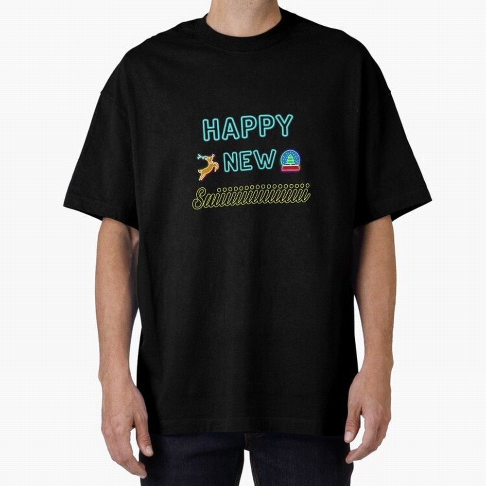 Happy new suiiiii, Cr7 goal Oversized T-Shirt Feel the Roar of the FIFA World Cup 2026 Group Stage Journey through CR7 Highlights, Brazil, Portugal and Argentina Pride, Match Day Excitement, Supporter Culture, Golden Goals and Global Football