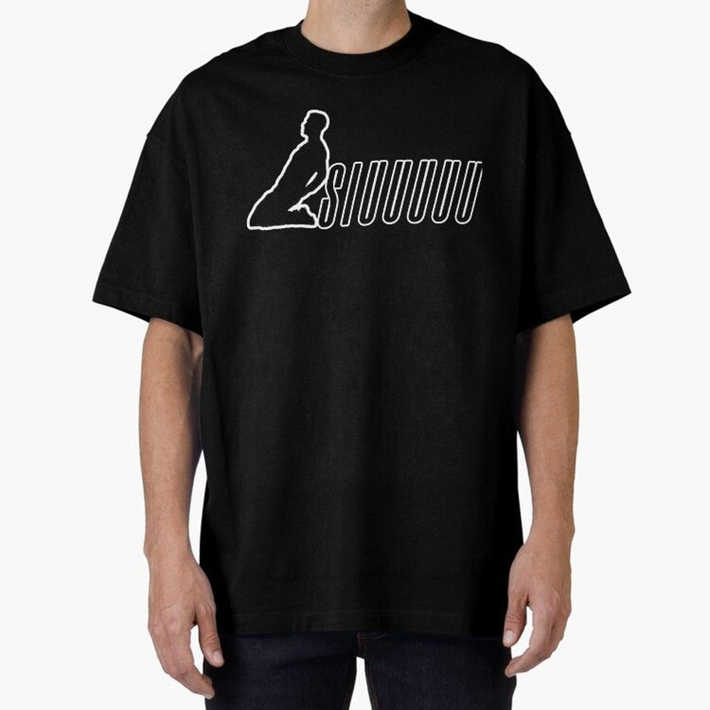 Siuuu CR7 funny goal Oversized T-Shirt Support Iconic Players in FIFA World Cup 2026 USA Canada Mexico for Fans of Messi, Neymar and Mbappe and Germany, Bringing Global Supporter Spirit, Legendary Goals, National Colors and Tournament Celebration;