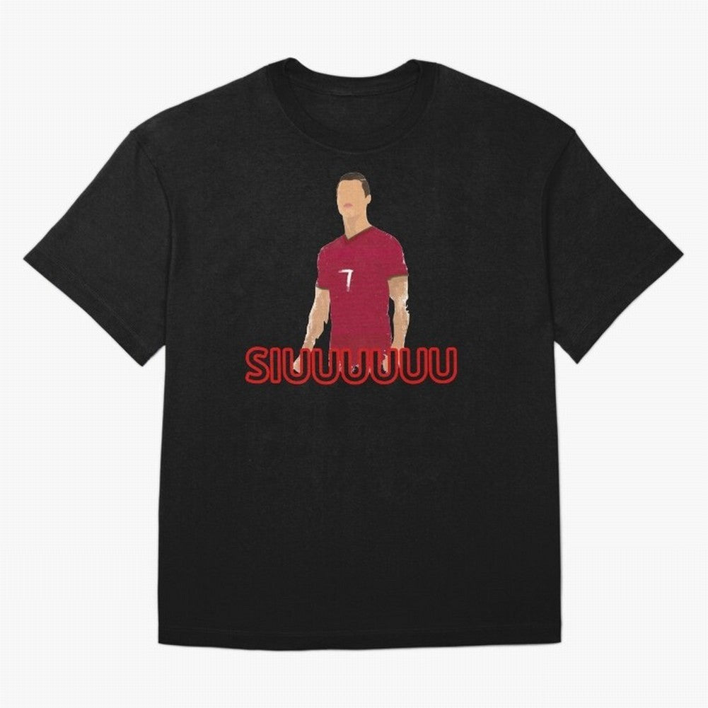 Siuuu Cristiano ronaldo goal Oversized T-Shirt Show Up for the Glory of FIFA World Cup 2026 for Fans of Messi and Cristiano Ronaldo and Brazil, Bringing Sports Nostalgia, International Competition, Famous Players and Unforgettable Victories;