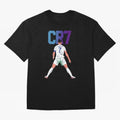 CR7 Oversized T-Shirt Celebrate Every Goal in FIFA World Cup 2026 USA Canada Mexico with Mbappe and Neymar, Portugal, Spain and Germany Energy, Sports Nostalgia, International Competition, Famous Players and Unforgettable Victories; Made for Die
