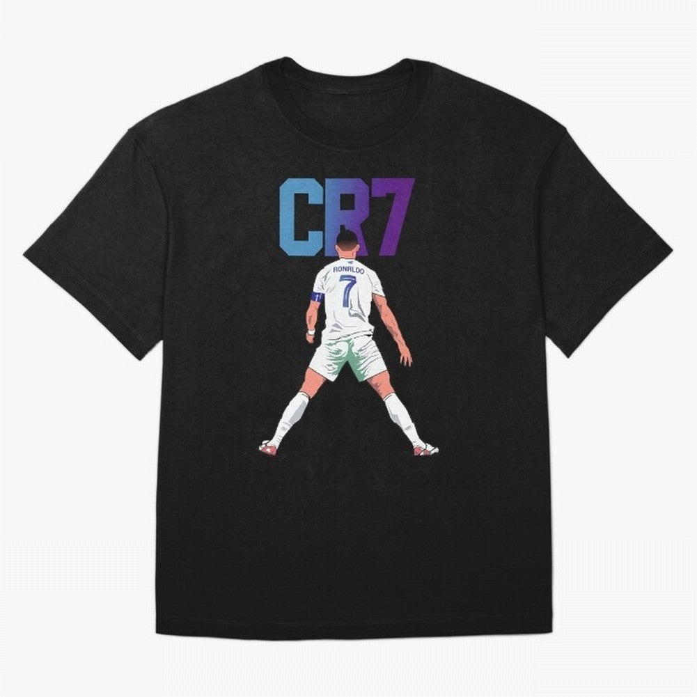 CR7 Oversized T-Shirt Celebrate Every Goal in FIFA World Cup 2026 USA Canada Mexico with Mbappe and Neymar, Portugal, Spain and Germany Energy, Sports Nostalgia, International Competition, Famous Players and Unforgettable Victories; Made for Die
