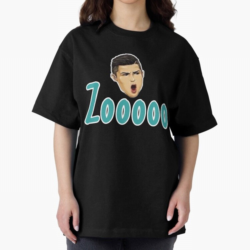 Zoooo funy CR7 goal suiii Oversized T-Shirt Make Every Match About FIFA World Cup 2026 USA Canada Mexico Spirit, Celebrating England, France and Netherlands, CR7 and Messi, Tournament Hype, Historic Matchups, Family Viewing Parties and Global