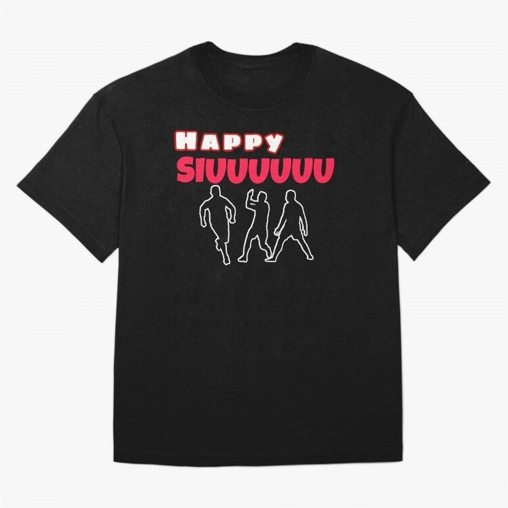 Happy siuuu CR7 goal Oversized T-Shirt Share FIFA World Cup 2026 Spirit, Capturing Portugal, Haaland and Mbappe, Goal Celebration Energy, Supporter Heritage, Football Icons and Worldwide Tournament Joy; Created for Match Day Parties, Soccer Gifts,