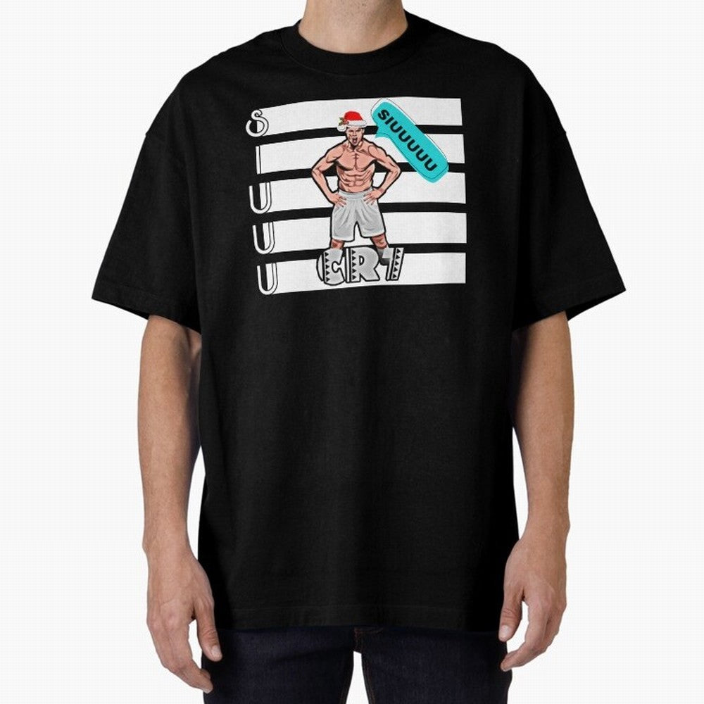 Siuuu Cristiano ronaldo goal Oversized T-Shirt Fuel Your Fan Pride for FIFA World Cup 2026 USA Canada Mexico Spirit, Made for Portugal, Messi, Neymar and Mbappe, Supporter Pride, Iconic Celebrations, Legendary Names and Global Match Day Energy;