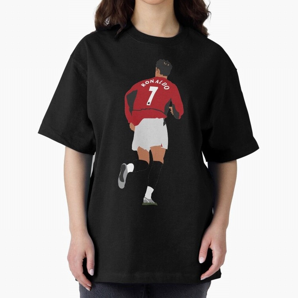 Ronaldo - Man Utd - 2004 Oversized T-Shirt Upgrade FIFA World Cup 2026 Group Stage for Fans of Messi and Cristiano Ronaldo and France and Portugal, Bringing Match Day Excitement, Supporter Culture, Golden Goals and Global Football Passion; Ideal