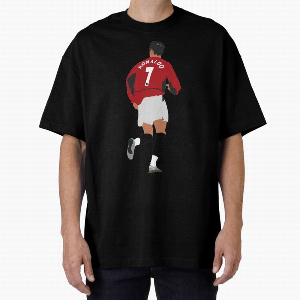 Ronaldo - Man Utd - 2004 Oversized T-Shirt Upgrade FIFA World Cup 2026 Group Stage for Fans of Messi and Cristiano Ronaldo and France and Portugal, Bringing Match Day Excitement, Supporter Culture, Golden Goals and Global Football Passion; Ideal