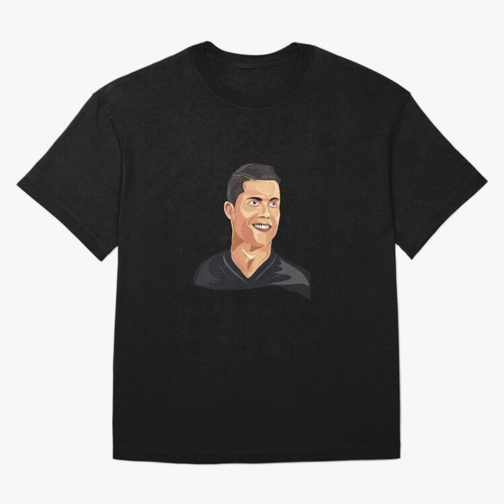 Cristiano Ronaldo Vector Art Graphics Design Oversized T-Shirt Make Game Day About FIFA World Cup 2026 Group Stage Spirit, Filled with Spain and Netherlands, Neymar, Haaland and Cristiano Ronaldo, Stadium Memories, Football Loyalty, International