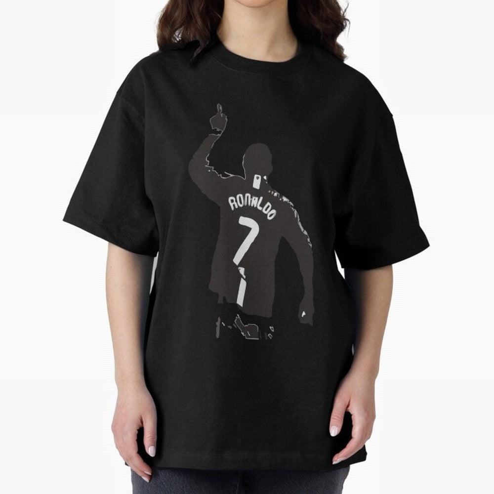 Cristiano Ronaldo 1 Oversized T-Shirt Build FIFA World Cup 2026 Group Stage Connected to CR7 and Messi, Brazil, Portugal and Argentina Energy, Worldwide Fan Energy, Dramatic Goals, Stadium Lights and Championship Celebrations; Ideal for Football
