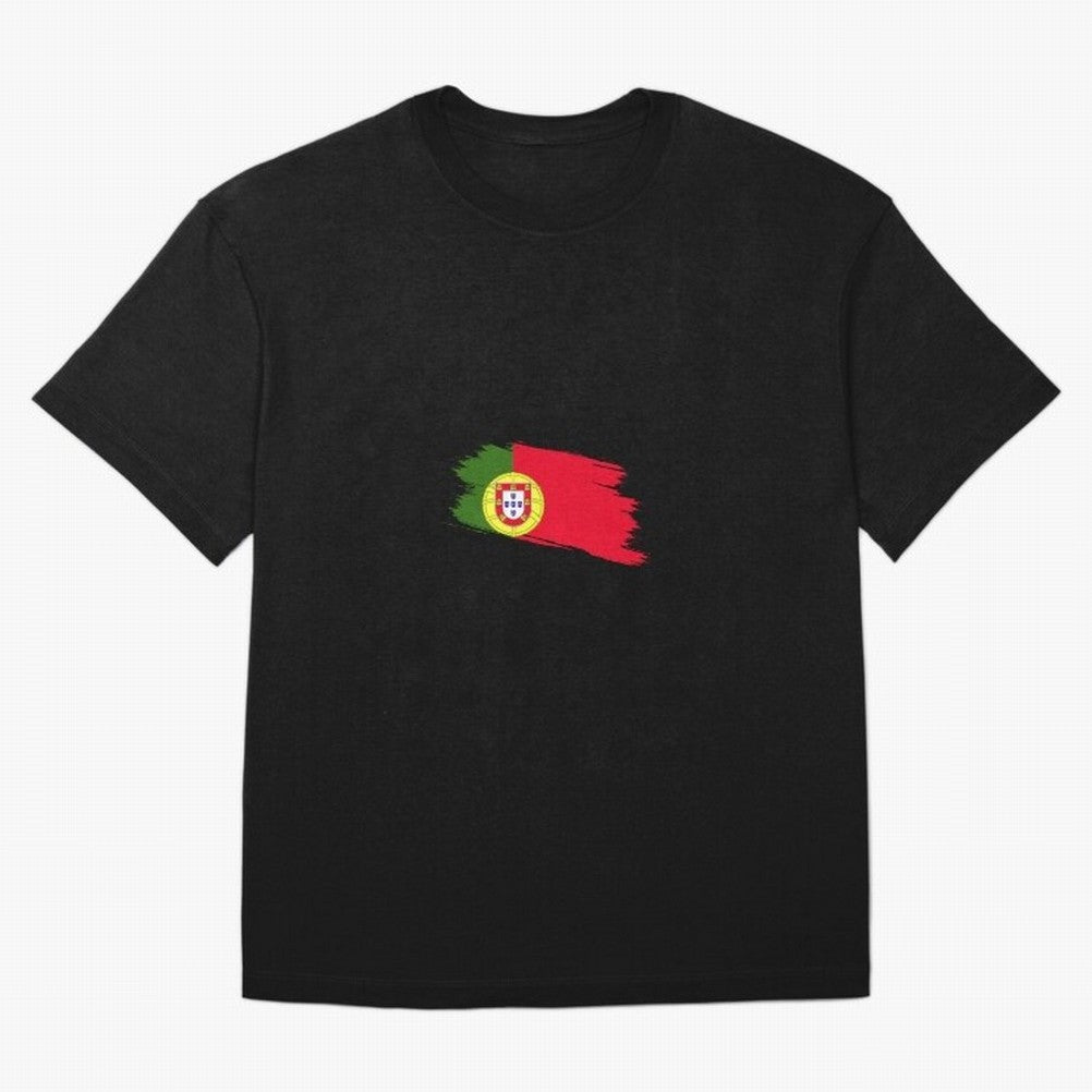 Portugal Oversized T-Shirt Follow Every Goal of FIFA World Cup 2026 USA Canada Mexico for Fans of CR7 and England, France and Netherlands, Bringing Championship Spirit, Famous Goals, Roaring Crowds and International Football Unity; Ideal for