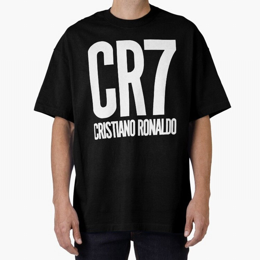 CR7 Cristiano Ronaldo Oversized T-Shirt Join Supporters Worldwide for Global Football Passion for FIFA World Cup 2026 Group Stage, Connected to Messi and Cristiano Ronaldo, Brazil, Championship Spirit, Famous Goals, Roaring Crowds and International