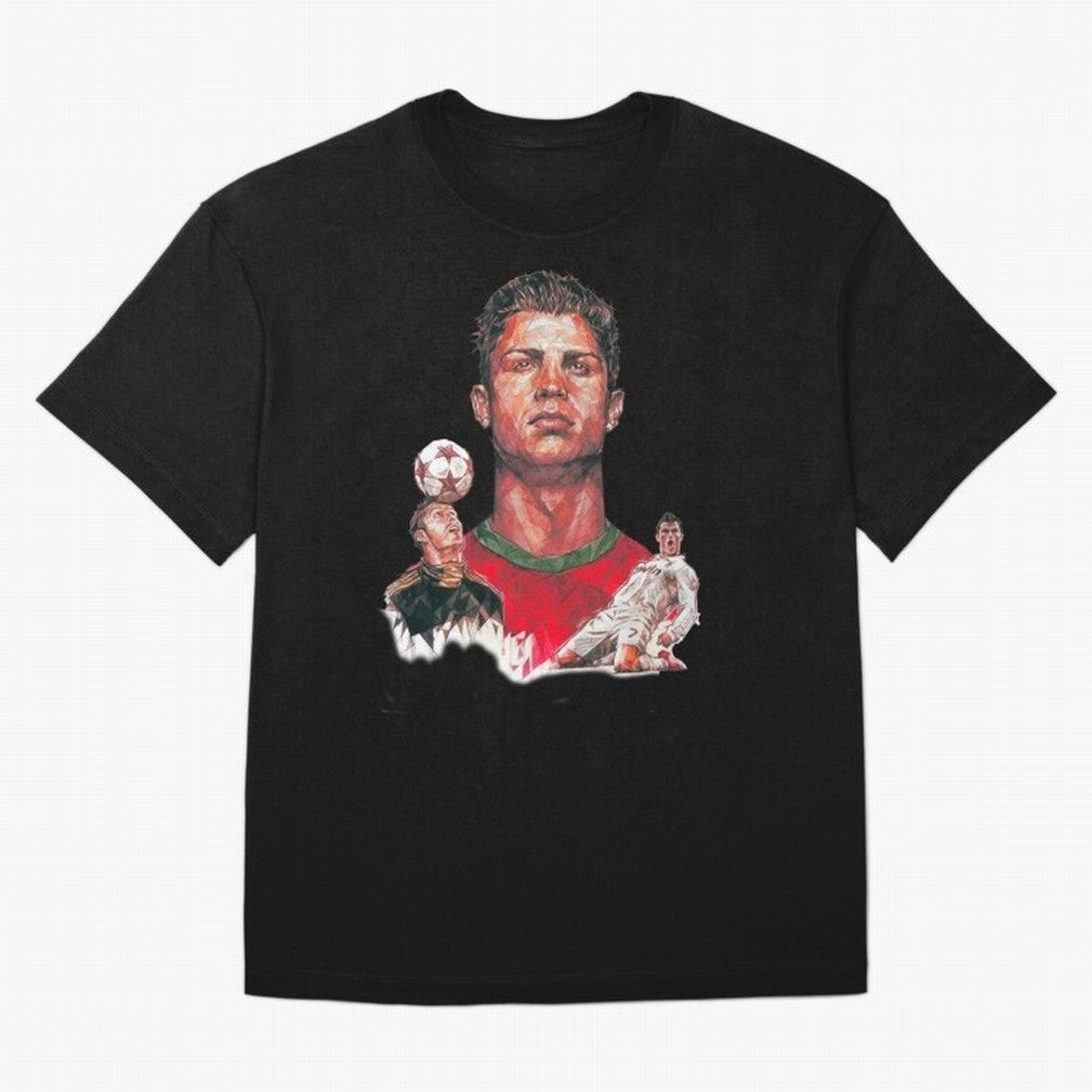 ronaldo Oversized T-Shirt Show Up for the Glory of Global Football Passion for FIFA World Cup 2026 USA Canada Mexico, Driven by Neymar, Haaland and Cristiano Ronaldo, England and Germany, Football History, Final Match Energy, Crowd Noise and Once
