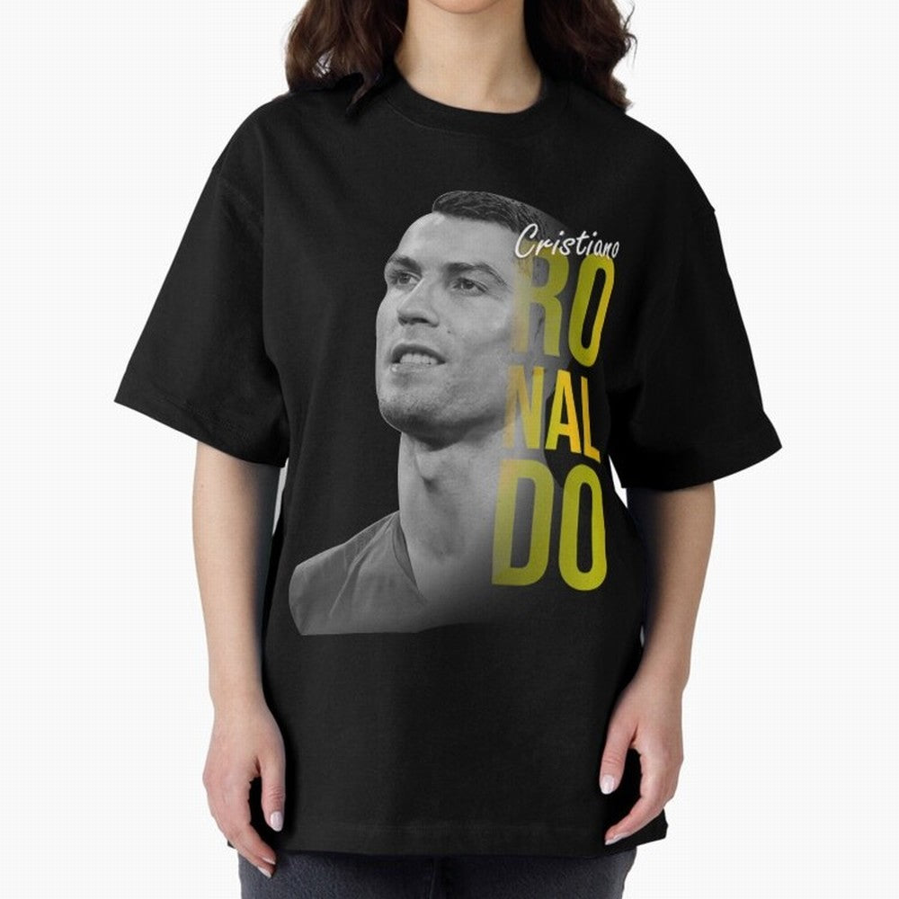 Ronaldo Cr7 Cristiano Ronaldo The Rocket Oversized T-Shirt Make Game Day About FIFA World Cup 2026 USA Canada Mexico Spirit, Capturing France and Portugal, Messi, CR7 and Mbappe, Soccer Culture, Superstar Moments, National Team Dreams and