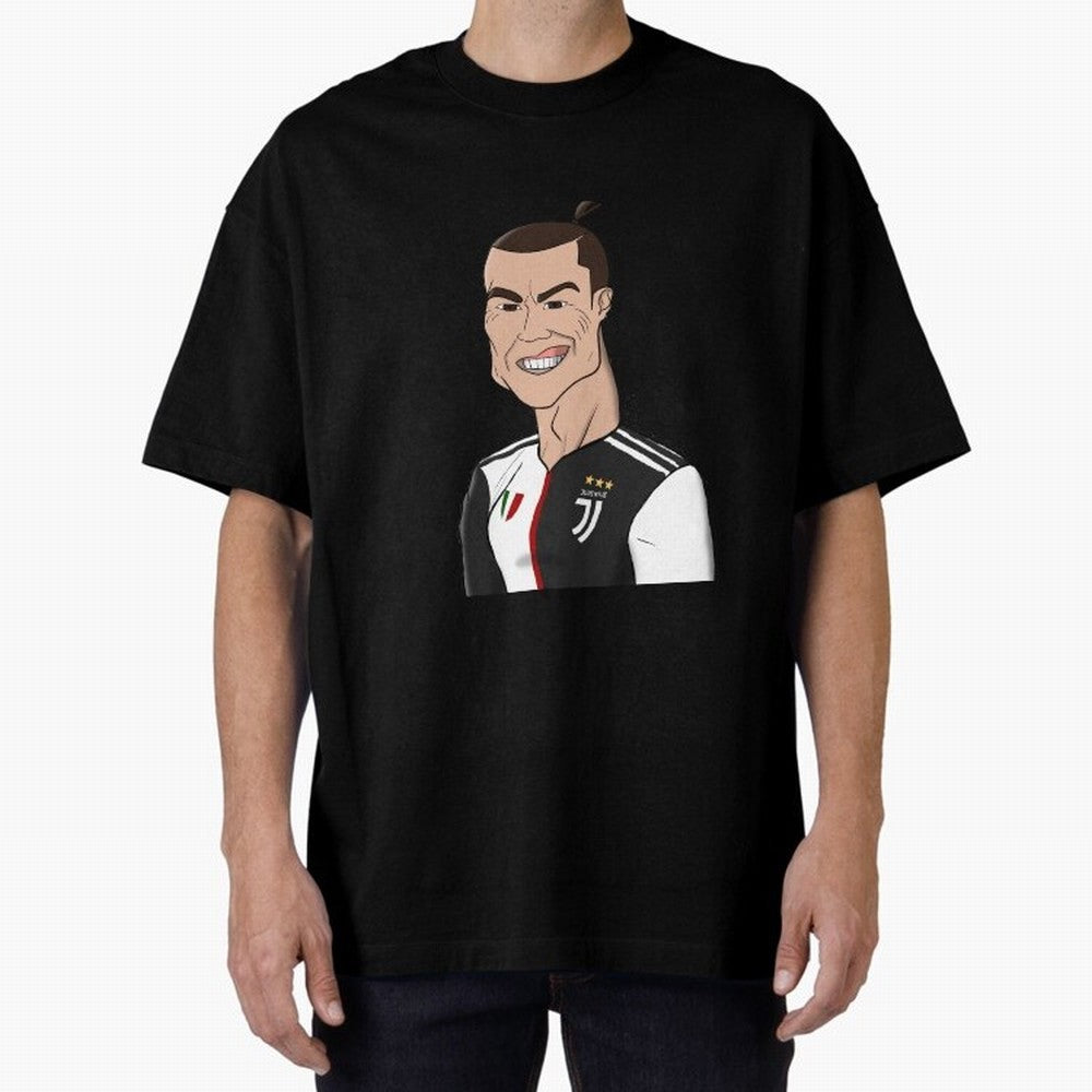 CR J Oversized T-Shirt Support Iconic Players in the FIFA World Cup 2026 Journey through CR7 and Messi Highlights, England and Germany Pride, Global Supporter Spirit, Legendary Goals, National Colors and Tournament Celebration; Ideal for Football