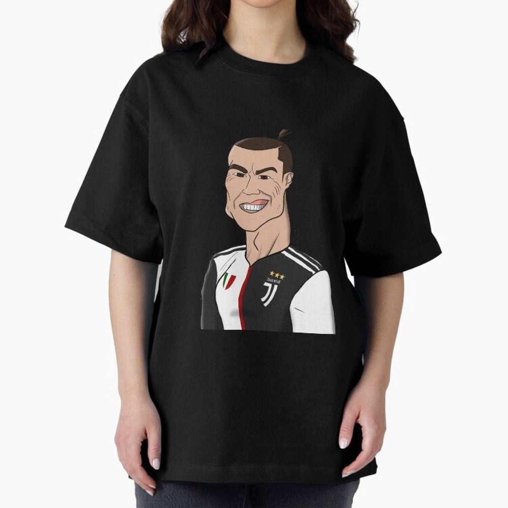 CR J Oversized T-Shirt Support Iconic Players in the FIFA World Cup 2026 Journey through CR7 and Messi Highlights, England and Germany Pride, Global Supporter Spirit, Legendary Goals, National Colors and Tournament Celebration; Ideal for Football