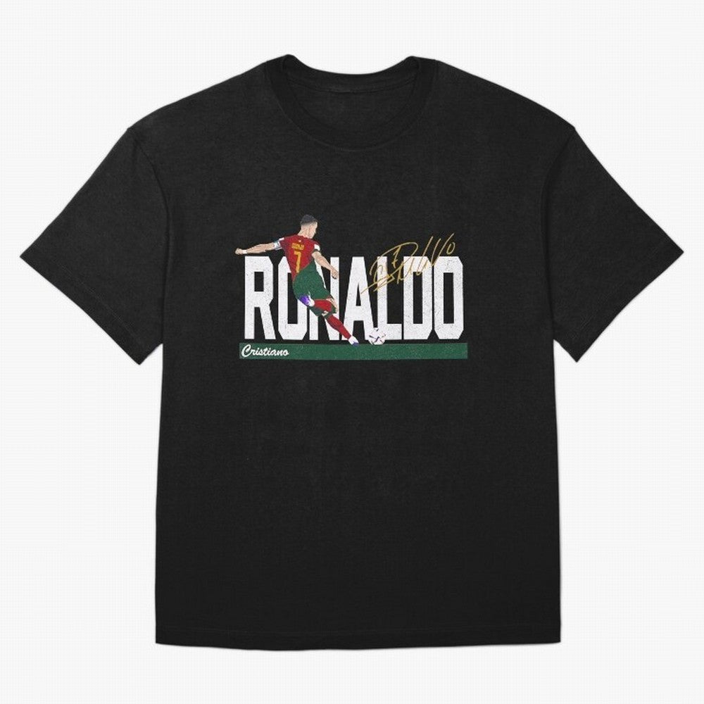 Cristiano Ronaldo Portugal Jersey -Last World Cup 2 Vintage Style Oversized T-Shirt Enjoy Global Football Passion for FIFA World Cup 2026 USA Canada Mexico, Highlighting Cristiano Ronaldo, Netherlands, Stadium Chants, National Pride, Trophy Dreams