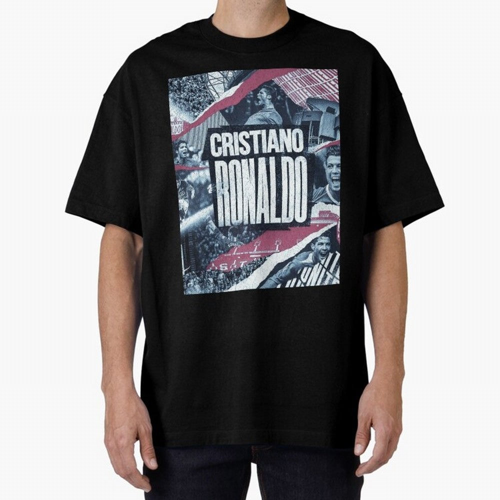 Cristiano Ronaldo Oversized T-Shirt Treasure Global Football Passion for FIFA World Cup 2026 USA Canada Mexico, Highlighting Cristiano Ronaldo, Netherlands, Soccer Culture, Superstar Moments, National Team Dreams and Competitive Fire; Made for Die
