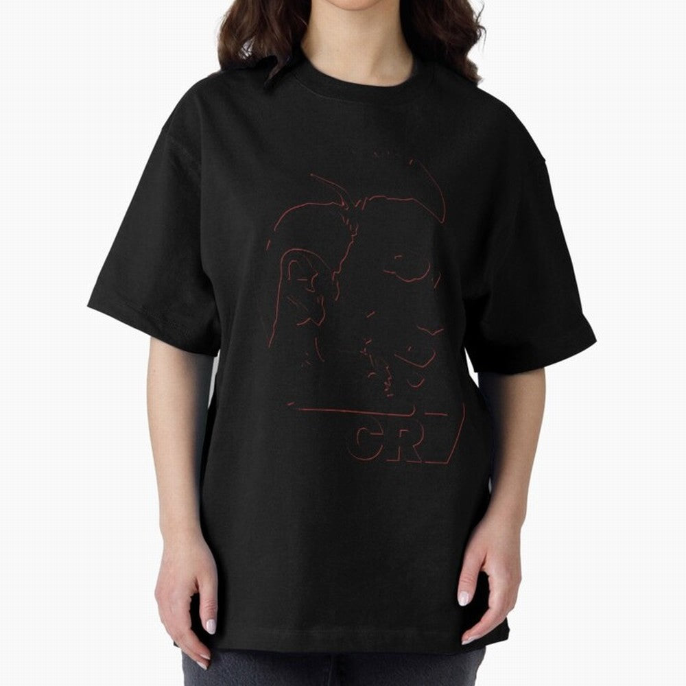 CR7 cristiano ronaldo logo Oversized T-Shirt Follow the Road to FIFA World Cup 2026 Group Stage Inspired by Haaland, Brazil, Portugal and Argentina Energy, Stadium Chants, National Pride, Trophy Dreams and Unforgettable Football Memories; Created