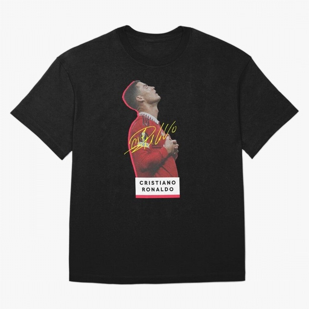 New Celebration Ronaldo Oversized T-Shirt Make Game Day About Global Football Passion for FIFA World Cup 2026, Inspired by Mbappe and Neymar, Germany, Sports Nostalgia, International Competition, Famous Players and Unforgettable Victories; Ideal