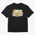 Vintage Tram Lisbon Illustration Oversized T-Shirt Make the Season About Match Day Hype around FIFA World Cup 2026 USA Canada Mexico, Haaland and Mbappe, England, Retro Football Energy, Iconic Rivalries, Trophy Chase Drama and Stadium Atmosphere;