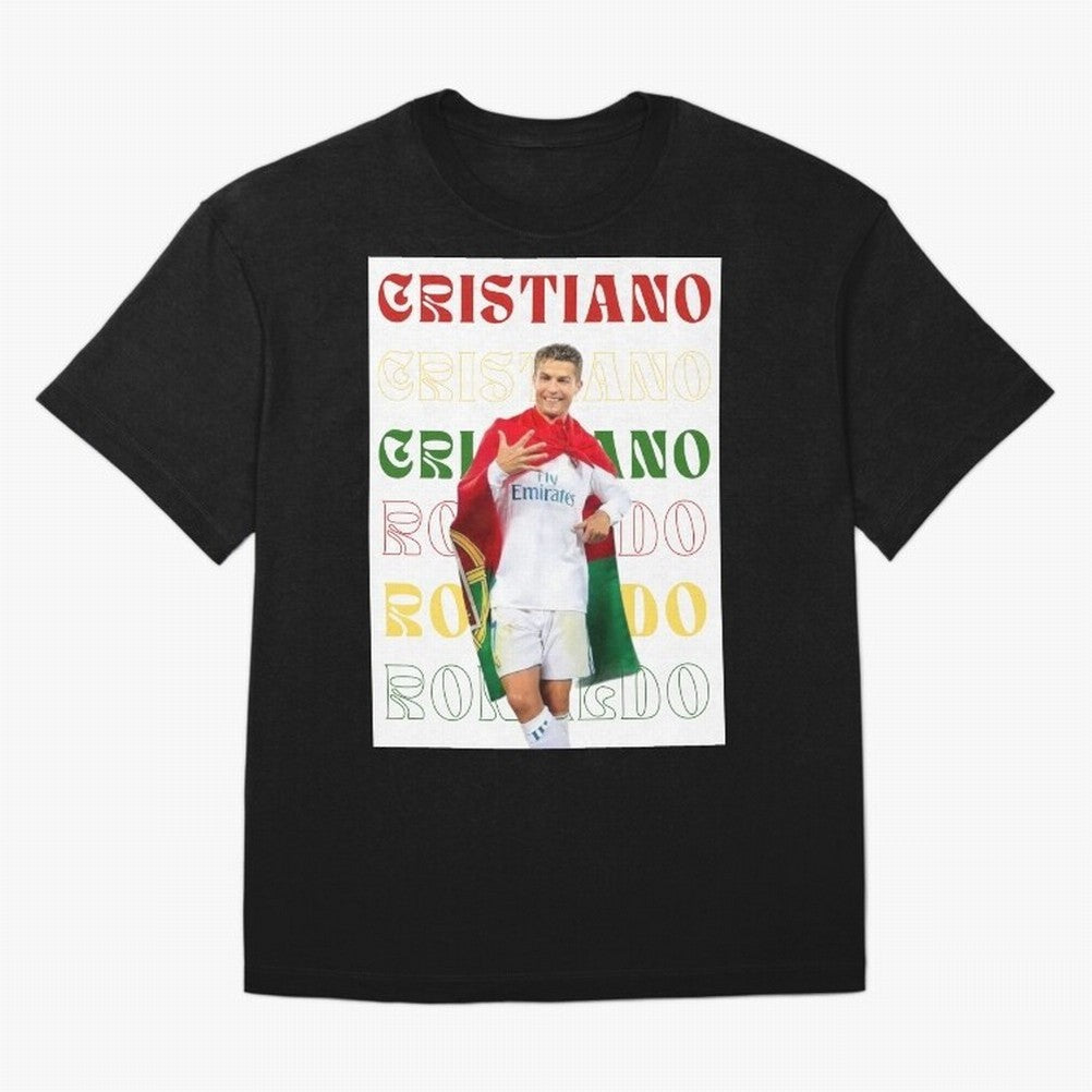 Cristiano Ronaldo designs Oversized T-Shirt Follow the Road to FIFA World Cup 2026 Group Stage Built around Haaland, Portugal Energy, Sports Nostalgia, International Competition, Famous Players and Unforgettable Victories; Perfect for Supporters