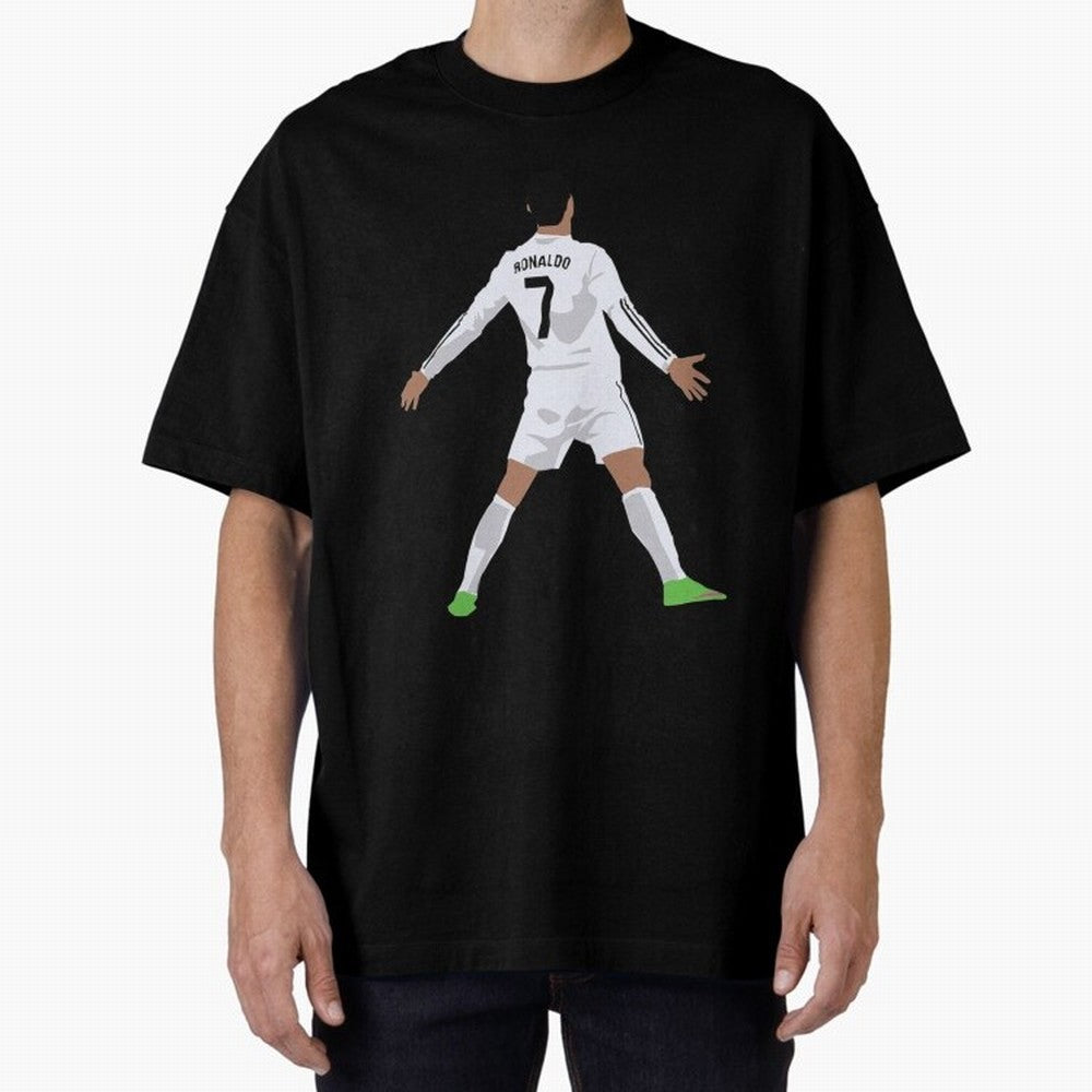 Cristiano Ronaldo Classic T-Shirt Oversized T-Shirt Upgrade FIFA World Cup 2026 Spirit, Featuring Germany, Haaland and Mbappe, Stadium Chants, National Pride, Trophy Dreams and Unforgettable Football Memories; Great for Watch Parties, Sports Bars,