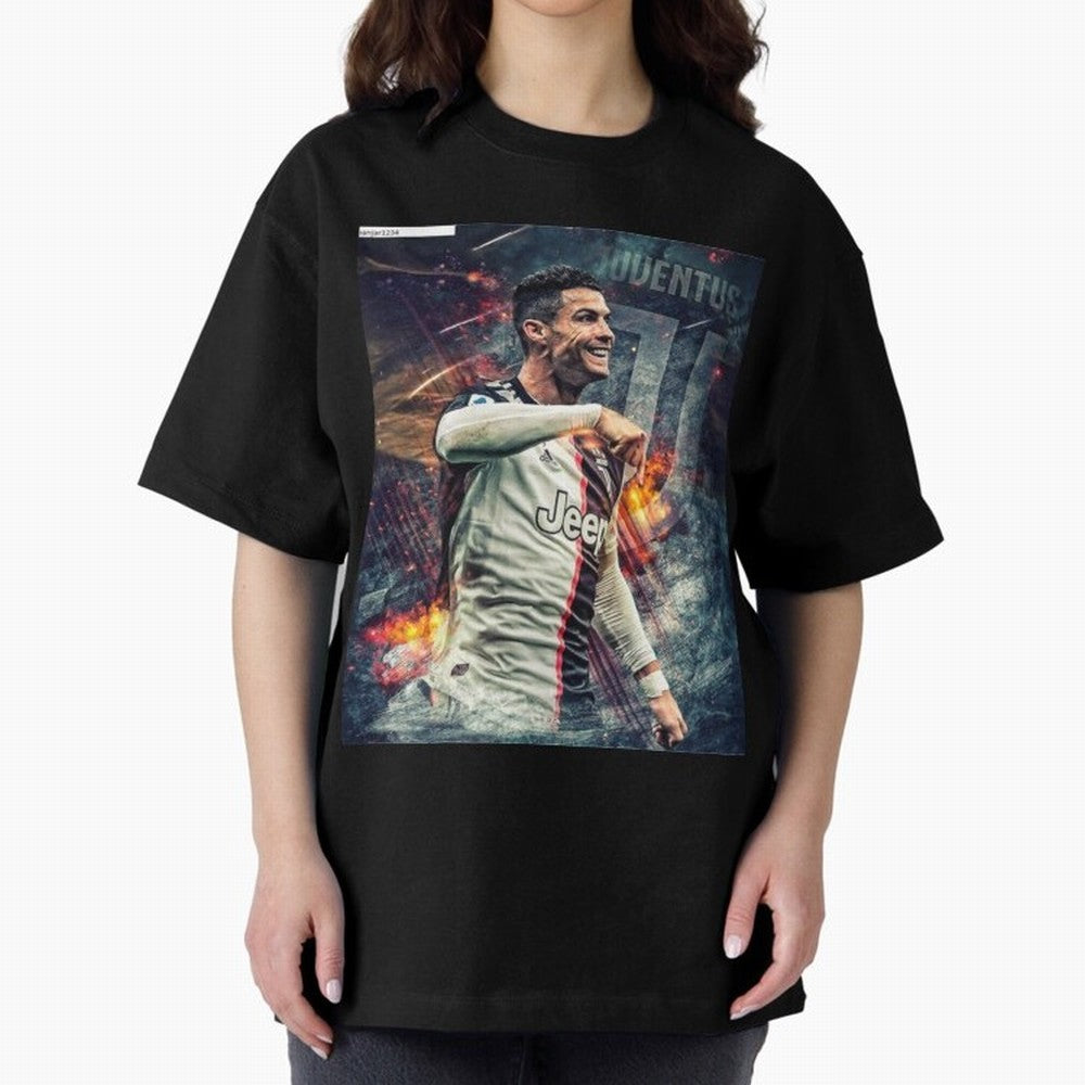 Wallpaper Cristiano Ronaldo Oversized T-Shirt Show Your Tournament Heart for Match Day Hype around FIFA World Cup 2026, Mbappe and Neymar, France, Soccer Culture, Superstar Moments, National Team Dreams and Competitive Fire; Ideal for Football