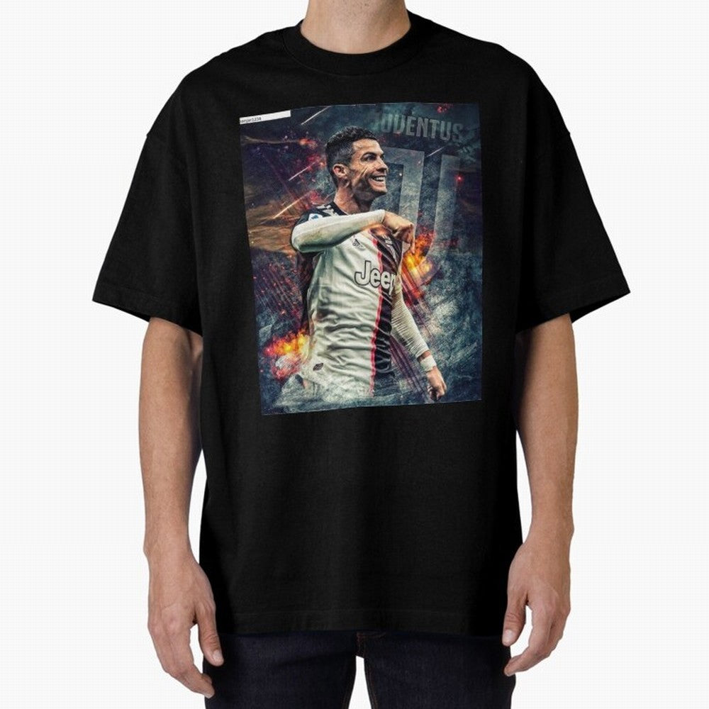 Wallpaper Cristiano Ronaldo Oversized T-Shirt Show Your Tournament Heart for Match Day Hype around FIFA World Cup 2026, Mbappe and Neymar, France, Soccer Culture, Superstar Moments, National Team Dreams and Competitive Fire; Ideal for Football