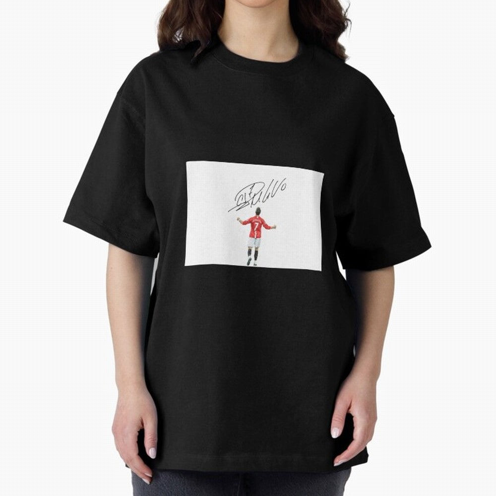 cristiano Ronaldo Oversized T-Shirt Celebrate Rivalries and Pride in Global Football Passion for FIFA World Cup 2026 Group Stage, Connected to Cristiano Ronaldo, Portugal, Retro Football Energy, Iconic Rivalries, Trophy Chase Drama and Stadium