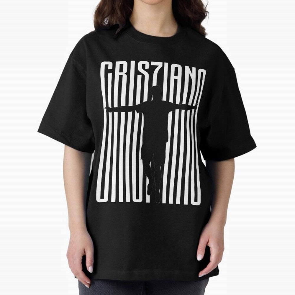 Cristiano Ronaldo Oversized T-Shirt Carry the Colors and Pride of FIFA World Cup 2026 USA Canada Mexico for Fans of Mbappe and England and Germany, Bringing Football Passion, Legendary Performances, Festival Vibes and Supporter Community; Made for