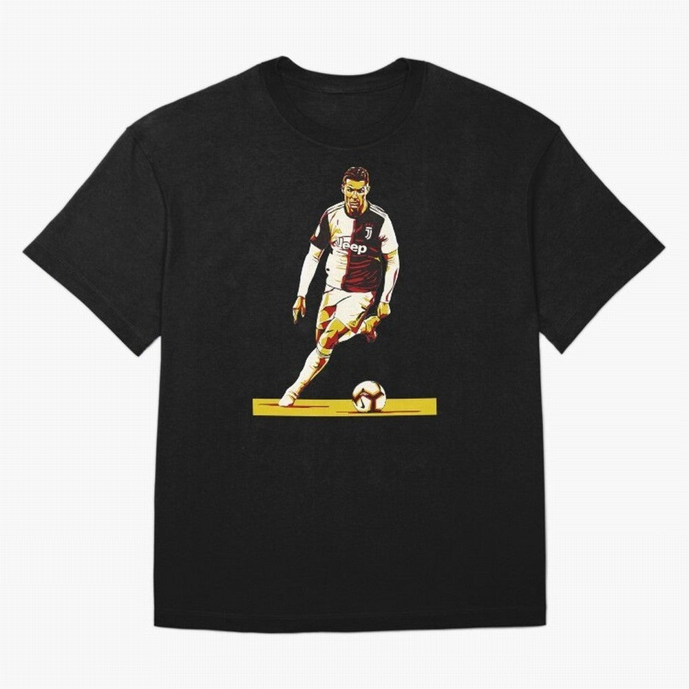 Cristiano Ronaldo Oversized T-Shirt Live the Energy of FIFA World Cup 2026 Group Stage Built around Mbappe and Neymar, France and Portugal Energy, Match Day Excitement, Supporter Culture, Golden Goals and Global Football Passion; Ideal for Football