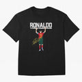 Cristiano Ronaldo Portugal Jersey -The Farewell Oversized T-Shirt Support Your Favorite Stars during Match Day Hype around FIFA World Cup 2026 Group Stage, Messi and Cristiano Ronaldo, Argentina, France and Brazil, Sports Nostalgia, International