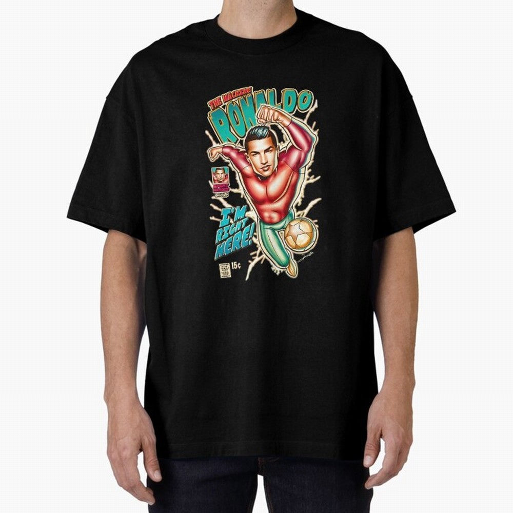 Cristiano Ronaldo CR7 Cristiano Ronaldo Oversized T-Shirt Refresh FIFA World Cup 2026 USA Canada Mexico for Fans of CR7 and Brazil, Bringing Football Passion, Legendary Performances, Festival Vibes and Supporter Community; Created for Match Day