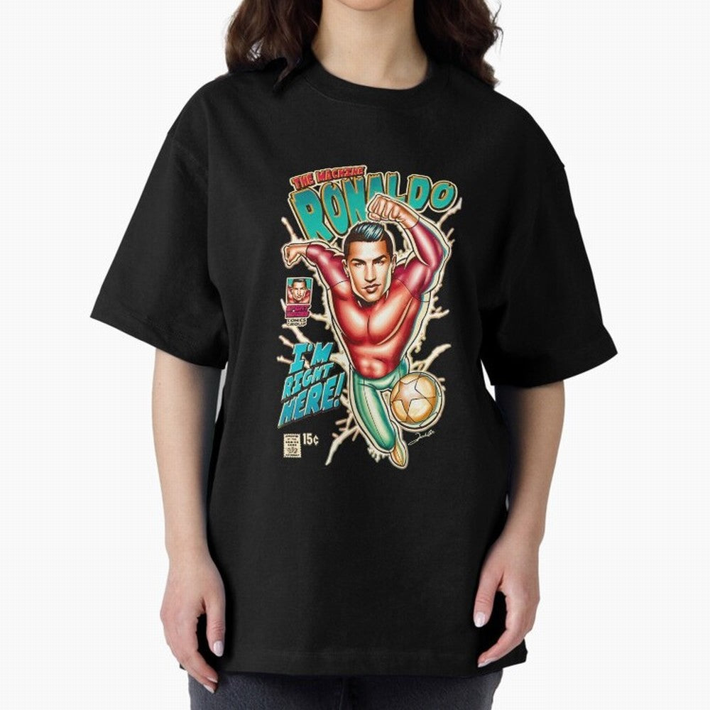 Cristiano Ronaldo CR7 Cristiano Ronaldo Oversized T-Shirt Refresh FIFA World Cup 2026 USA Canada Mexico for Fans of CR7 and Brazil, Bringing Football Passion, Legendary Performances, Festival Vibes and Supporter Community; Created for Match Day