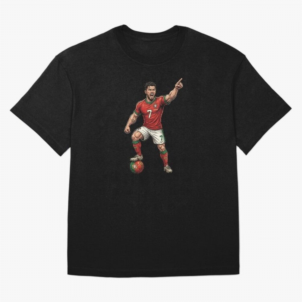 The ultimate soccer player | anime style Oversized T-Shirt Keep the Match Day Mood of Global Football Passion for FIFA World Cup 2026 Group Stage, Built around Messi, Neymar and Mbappe, England and Germany, Goal Celebration Energy, Supporter