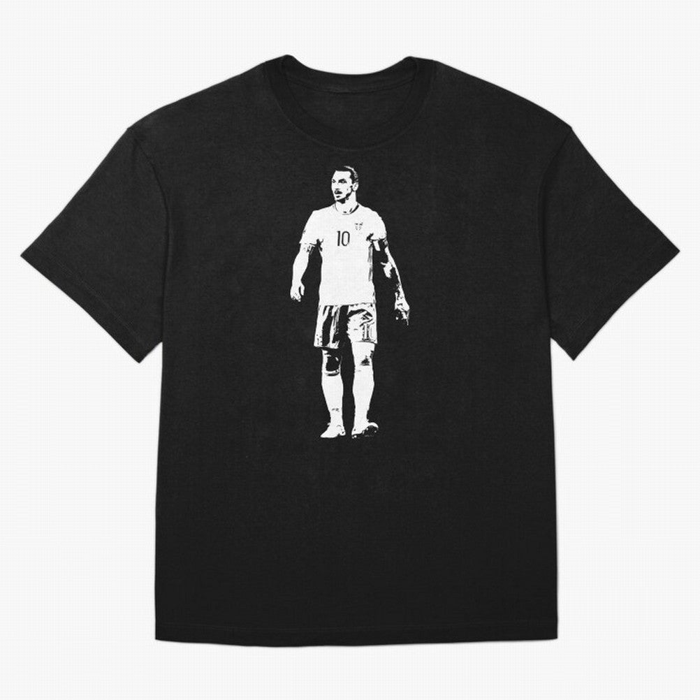 Zlatan-Ibra Oversized T-Shirt Refresh FIFA World Cup 2026 Group Stage Spirit, with Germany, Cristiano Ronaldo, Haaland and CR7, Championship Spirit, Famous Goals, Roaring Crowds and International Football Unity; Ideal for Football Dads, Football