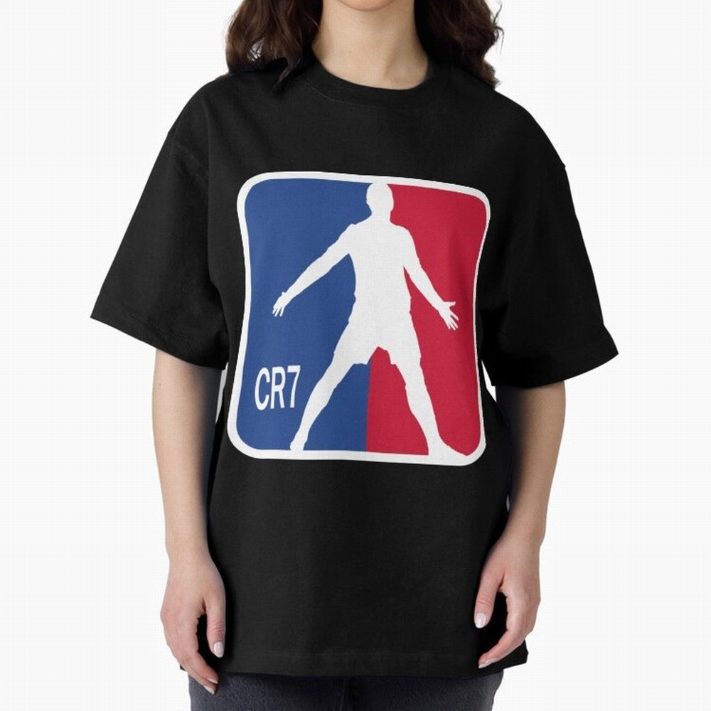 Cristiano Ronaldo 1 Oversized T-Shirt Keep Football History Alive during Match Day Hype around FIFA World Cup 2026 Group Stage, Messi, Neymar and Mbappe, Germany, Football Passion, Legendary Performances, Festival Vibes and Supporter Community;