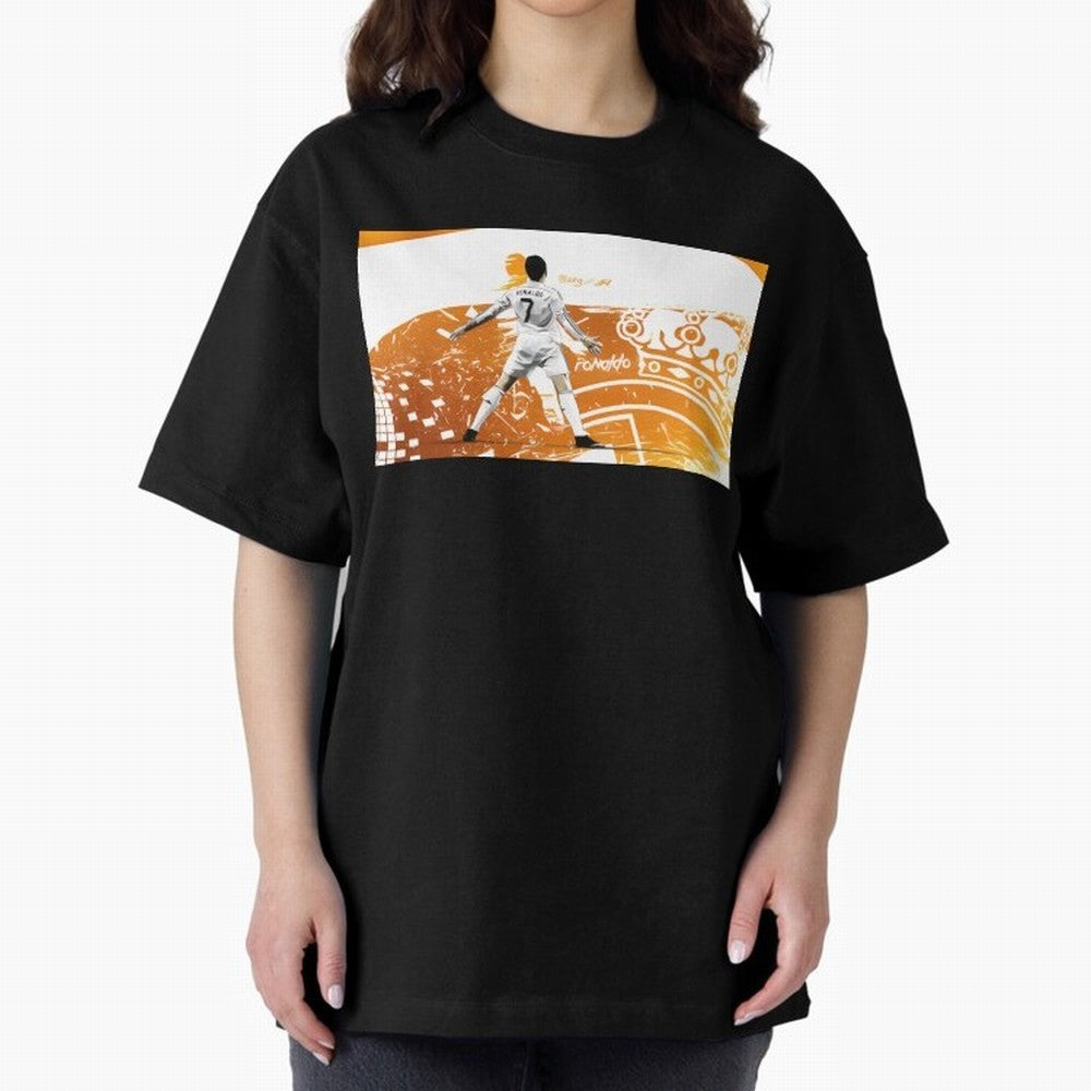 Cristiano Ronaldo Oversized T-Shirt Experience FIFA World Cup 2026 for Fans of Messi, CR7 and Mbappe and England and Germany, Bringing Champion Mindset, Group Stage Buzz, Knockout Tension and Passionate Fan Culture; Perfect for People Who Love