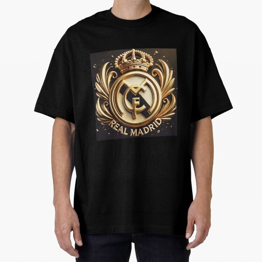 Madridistas Oversized T-Shirt Celebrate Soccer Greatness during the FIFA World Cup 2026 USA Canada Mexico Journey through Cristiano Ronaldo, Haaland and CR7 Highlights, Portugal, Spain and Germany Pride, Football History, Final Match Energy, Crowd