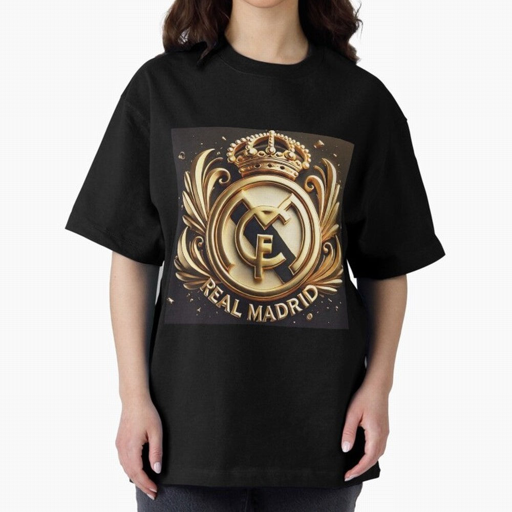 Madridistas Oversized T-Shirt Celebrate Soccer Greatness during the FIFA World Cup 2026 USA Canada Mexico Journey through Cristiano Ronaldo, Haaland and CR7 Highlights, Portugal, Spain and Germany Pride, Football History, Final Match Energy, Crowd