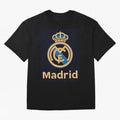 Madrid Oversized T-Shirt Carry the Dream of Match Day Hype around FIFA World Cup 2026, Messi and Cristiano Ronaldo, Argentina, France and Brazil, Sports Nostalgia, International Competition, Famous Players and Unforgettable Victories; Great for