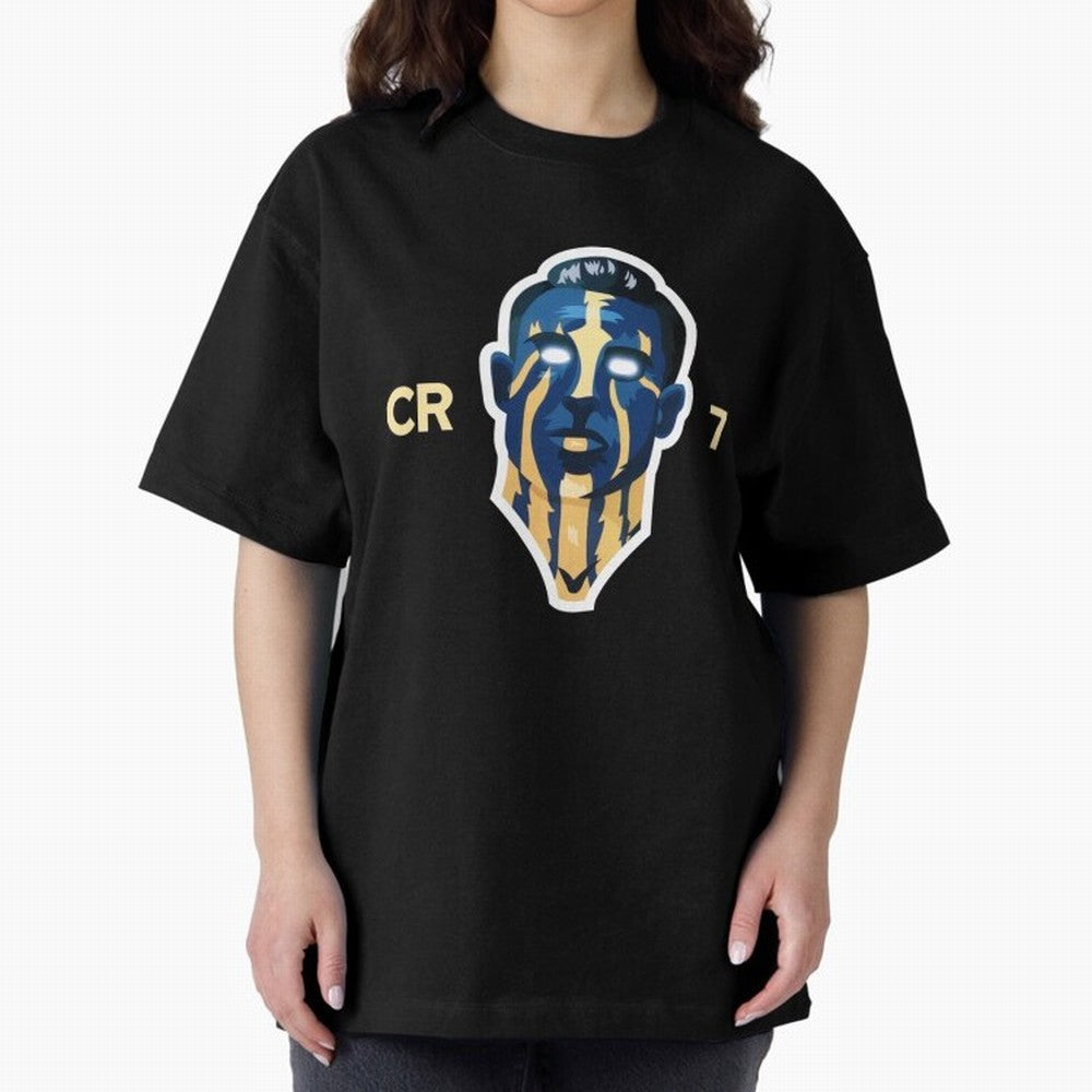 Cristiano Ronaldo Oversized T-Shirt Celebrate Global Football Passion for FIFA World Cup 2026 Group Stage, Celebrating CR7, Germany, Global Supporter Spirit, Legendary Goals, National Colors and Tournament Celebration; Made for Collectors Who Enjoy