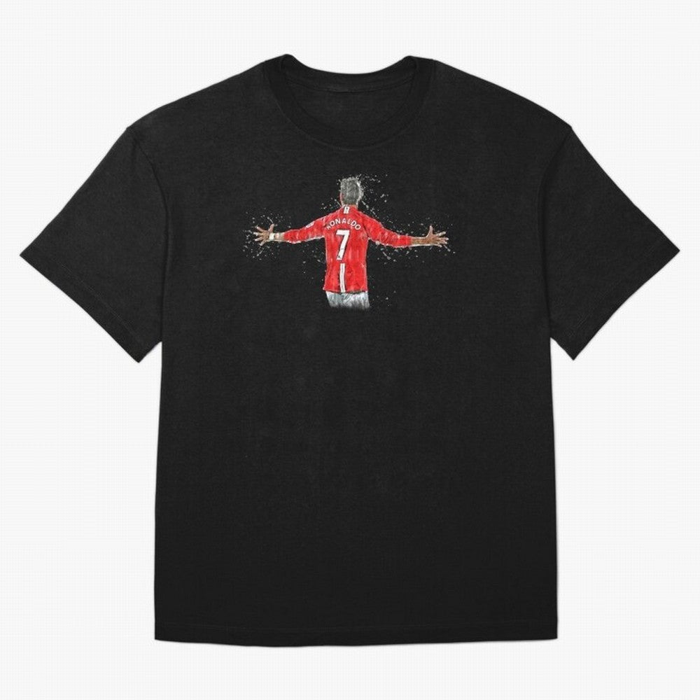 Cristiano Ronaldo in watercolor Oversized T-Shirt Bring International Match Energy to FIFA World Cup 2026 USA Canada Mexico Featuring Messi, Neymar and Mbappe, Brazil Energy, Football History, Final Match Energy, Crowd Noise and Once in a Lifetime