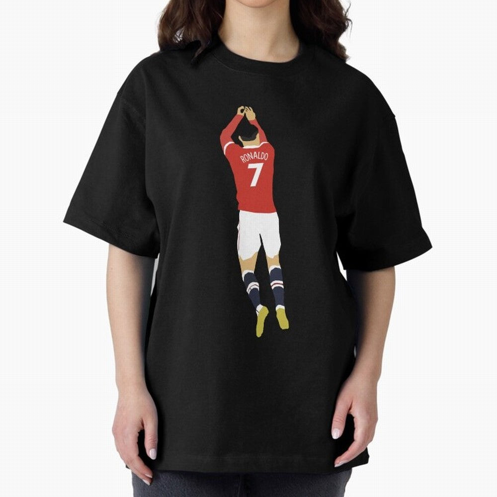 Cristiano Ronaldo Oversized T-Shirt Relive the Noise and Pride of FIFA World Cup 2026 Featuring Mbappe and Neymar, Brazil, Portugal and Argentina Energy, Soccer Culture, Superstar Moments, National Team Dreams and Competitive Fire; Perfect for