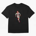 a gread celebration from the goat Oversized T-Shirt Wear the Spirit of FIFA World Cup 2026 for Fans of Messi, CR7 and Mbappe and England, France and Netherlands, Bringing Tournament Hype, Historic Matchups, Family Viewing Parties and Global Sports