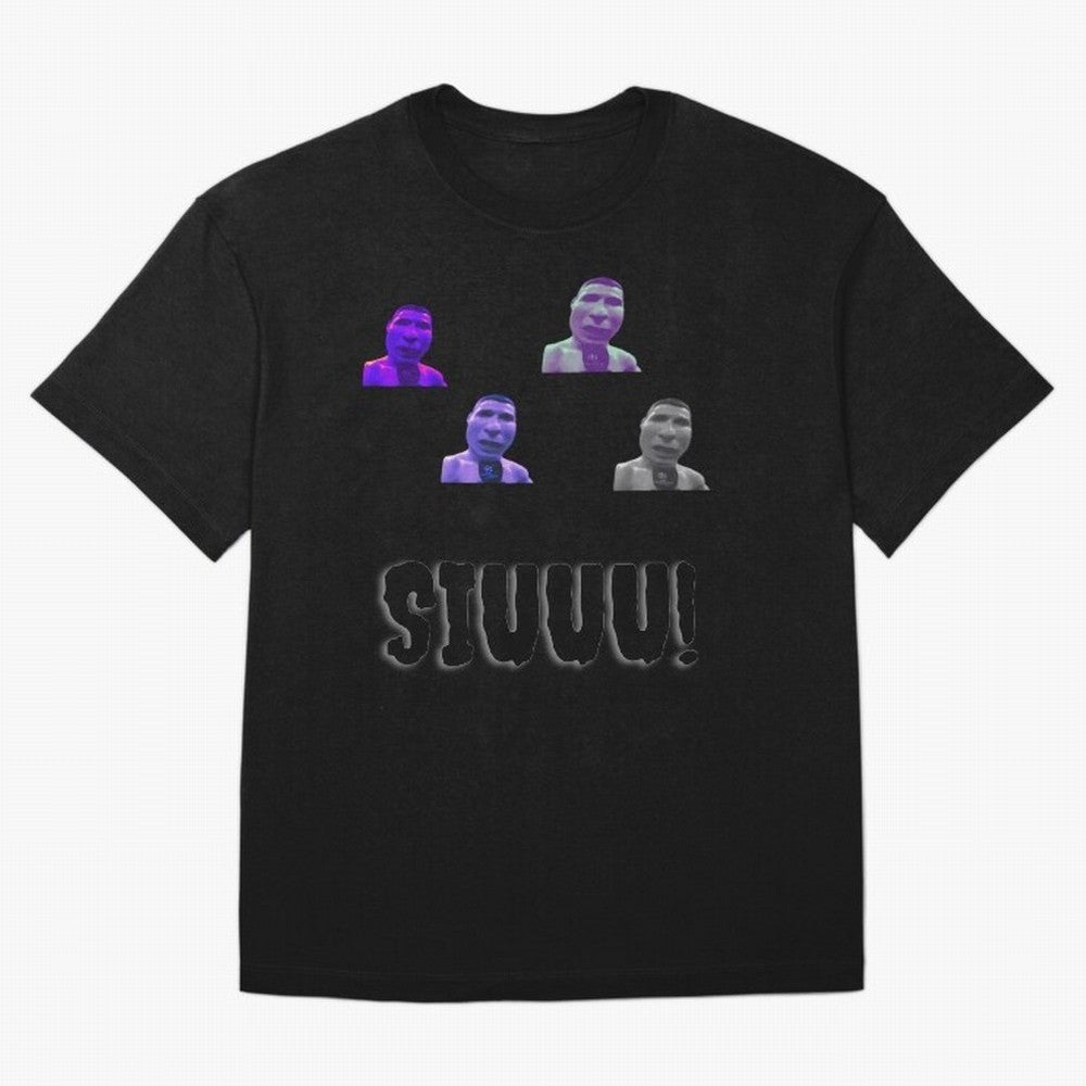 siuuu funny cr7 stickers 2022 Oversized T-Shirt Unlock FIFA World Cup 2026 USA Canada Mexico for Fans of Neymar and Brazil, Portugal and Argentina, Bringing Stadium Chants, National Pride, Trophy Dreams and Unforgettable Football Memories; Perfect
