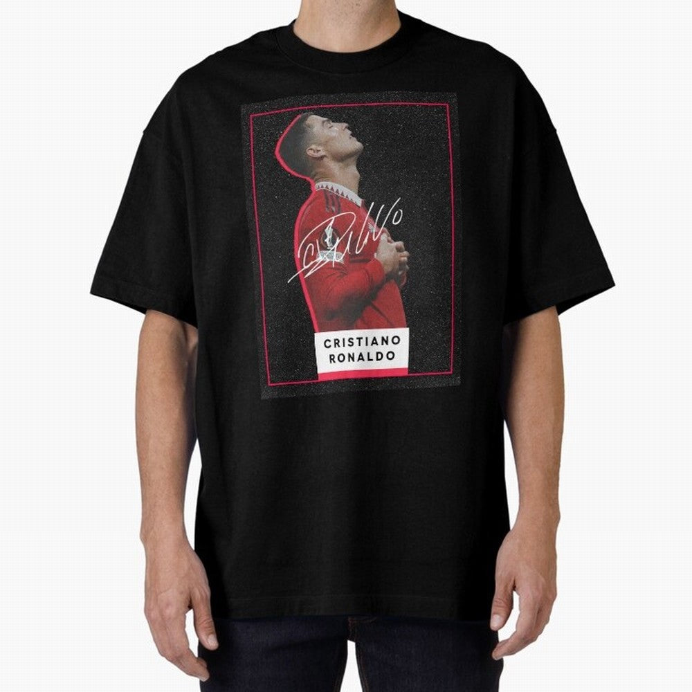 New Celebration Ronaldo Oversized T-Shirt Honor the Beautiful Game during Global Football Passion for FIFA World Cup 2026 Group Stage, Built around CR7, Portugal, Spain and Germany, Championship Spirit, Famous Goals, Roaring Crowds and
