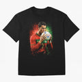 Cristiano Ronaldo Football Legend Oversized T-Shirt Step into FIFA World Cup 2026 USA Canada Mexico for Fans of Messi and Argentina, Bringing Championship Spirit, Famous Goals, Roaring Crowds and International Football Unity; Perfect for People Who